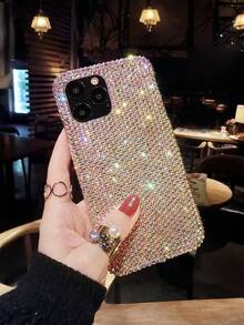 奢华闪亮AB水钻保护手机壳,兼容 17 Pro Max/16 Plus,防摔手机壳 - 彩色 - 查看 3