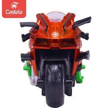 Miniatura Moto Esportiva Metal Pull Back1:14 Laranja Castela - Laranja - Visão 5