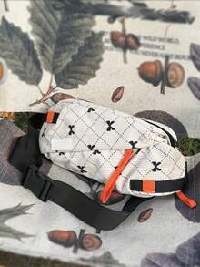 Japanese Versatile Chest Bag, Men's Casual Sports Crossbody Bag, Men's Large Capacity Street Student Shoulder Bag, Waist Bag - Multicolor - View 11