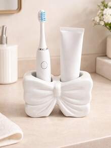 1/2pcs Butterfly Shaped Toothbrush Holder, Cute Bathroom Toothbrush Cup Storage Rack, Suitable For Bathroom Decor And Accessories, Vanity Storage, Room Decor, Home Decor, Also A Great Gift For Female Friends - Multicolor - View 6