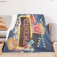 Soft Cartoon Blanket Multifunctional Comfortable Throw Cozy Plush Fleece Versatile Bedding Sofa Decor Warm Gift - 彩色 - 查看 6