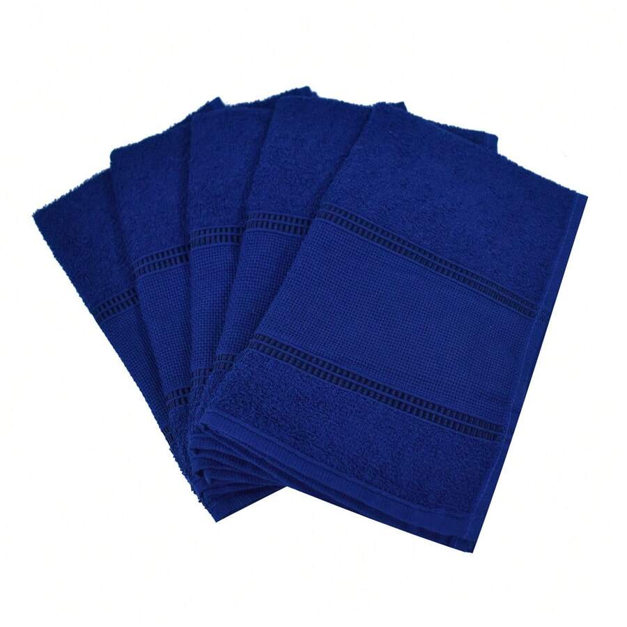 Kit Of 24 Hand Towels For Embroidery, Rekint Perfect Style - Navy Blue - View 1