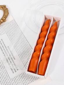 2pcs/Set-18cm Cute Twisted Long Stick Candle In The Ins Style Aromatic Scented Spiral Candle For Festivities And Parties Adds A Touch Of Warmth And Romance To Your Home! It Makes An Excellent Gift Choice And Is Suitable For Various Occasions: Birthdays, Mother's Day, Father's Day, Anniversary Gifts, Thanksgiving, And Valentine's Day - Multicolor - View 18