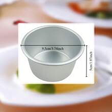 1pc/5pcs/10pcs Aluminum Round Tart Mold - Suitable For Cheesecake, Tart, Ice Cream, Caramel And Other Dessert Making - Multicolor - View 12