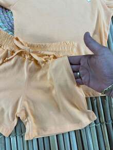 Girls' Outfit Set - New Arrival/Fashion/Party/Outing/Promotion/ - 淺橘色 - 查看 8