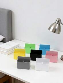 1个磁性马克笔架和铅笔收纳盒,可擦写马克笔,适用于白板、冰箱、教室、办公室 - 兼容磁性板、储物柜、冰箱。磁性干擦马克笔架笔盒,大容量隔层,磁吸式设计,可收纳马克笔、钢笔、铅笔,适用于冰箱、白板、储物柜等,返校季必备。 - 彩色 - 查看 12