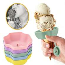 Silicone Ice Cream Holder | Leak-Proof Ice Pop Mold | Multi-Function Ice Pop Tray - Multicolor - View 3
