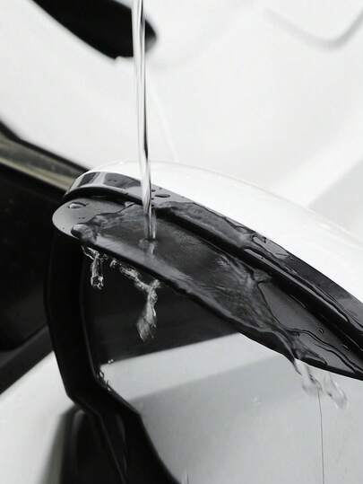 1 Pair Car Rearview Mirror Rain Visor, Thickened Carbon Fiber Texture Universal Rearview Mirror Rain Shield