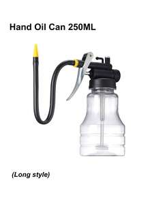 250ml Transparent Oil Bottle With Short/Long Nozzle, High Pressure Oiler, Oil Gun - A - View 14