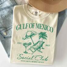 Camiseta del Club Social del Golfo de México, Camiseta de Justicia Social, Camiseta de Orgullo Mexicano, Progresista Liberal, México para Siempre, Camiseta Liberal, Camiseta Mexicana - Blanco y negro(no personalizable) - Ver 3