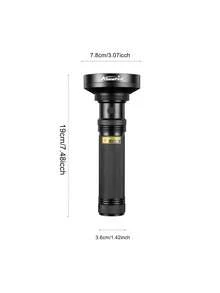 Alonefire 100颗LED灯珠，395-405nm高功率紫外线手电筒 - 适用于固化、宠物污渍检测、蝎子狩猎和荧光墨水识别