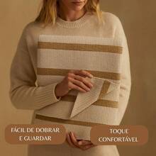 Mandacaru Cotton Living Room Rug 1.50m - Màu be - Xem 6