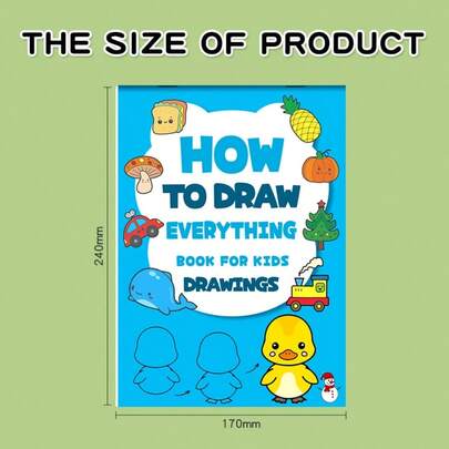 New Step-By-Step Painting Book, Coloring Book With Detailed Patterns, Teach You How To Paint, Toy Book