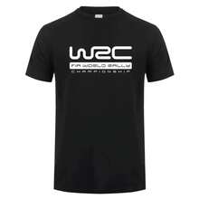 2025 nuevo modelo Camisetas del Campeonato Mundial de Rally WRC Moda Hombre Verano Camiseta Corta Sve Hombre Impresa Cuello Redondo Suelta - Negro - Ver 10