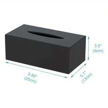 Tissue Box & Rack - Dimensions Of the White Item: 25*13*9cm - View 5