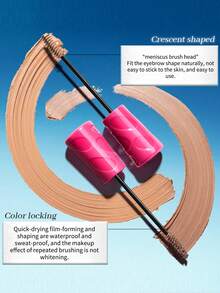 ROCK SWEET眉毛染色凝胶：自然、防水、防晕染、持久定型，适合浓密眉毛 - 06#紫粉棕 - 查看 4