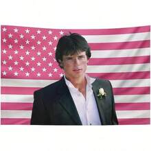 Funny American Tom Poster Flag Wall Hanging Flag Tapestry Can Be Used In Kitchen Living Room Bedroom Dining Welling Room  Gifts Outdoors. - 彩色 - 查看 1