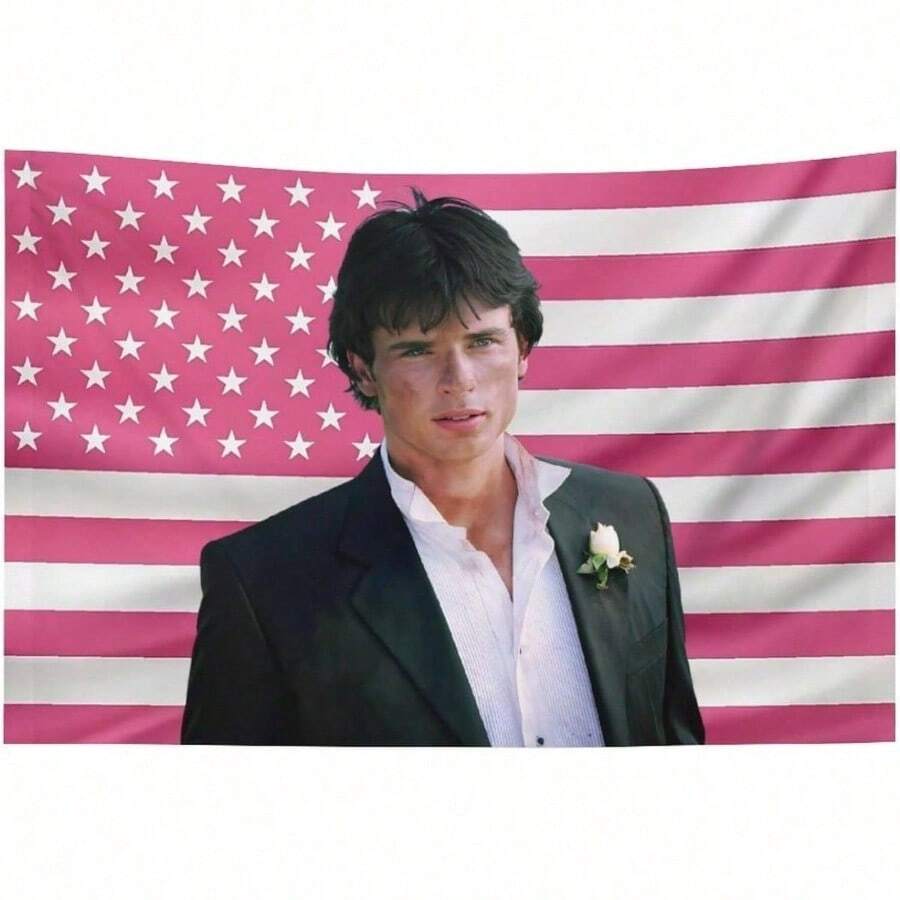 Funny American Tom Poster Flag Wall Hanging Flag Tapestry Can Be Used In Kitchen Living Room Bedroom Dining Welling Room  Gifts Outdoors. - 彩色 - 查看 1