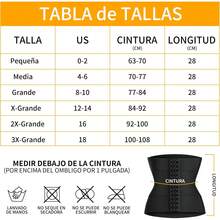 Fajas para Mujer Moldeadora de Cintura Faja Reductoras para Mujer Ajustable Fajas Colombianas Control de Abdomen con 4 Ganchos Peso Corsé - 2-NEGRO - Ver 4