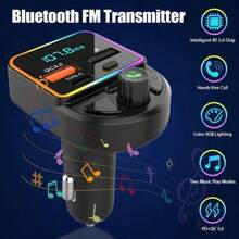Reproductor MP3 Bluetooth Multifuncional para Coche con Transmisor FM Inteligente - A - Ver 1