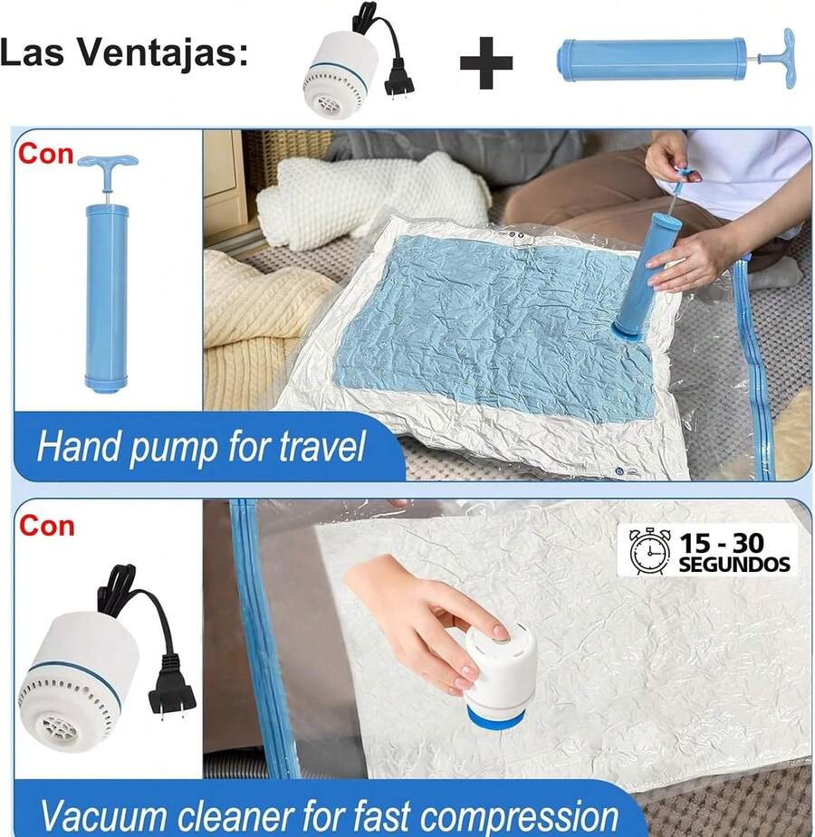 Foldable Storage Bags - Clear - View 1