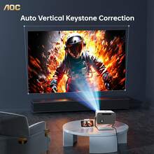 [AOC Portable Giant Screen Projector] 1080P High Brightness 12000 Lumens, Supports 4K/5G WIFI6, Compatible With Multiple Devices, 300-Inch Screen, A Great Helper For Home Theater/Outdoor Camping. - 查看 7