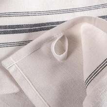 KAF Home Classic Farmhouse Stripe Kitchen Towels | Set of 12, 15" x 25", 100% Pure Cotton Dish Towels | Perfect Bar Towel Dish Cloths for Cooking, Cleaning, and Dining (Charcoal) - Gris - Ver 6