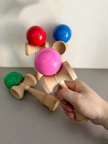 Outdoor Juggling Ball, Kendama Ball, Suitable For Adult Sword Autumn Competition, Essential For Adult Outdoor Street Acrobatics, A Multifunctional Acrobatic And Sports Ball Suitable For Teenagers Indoor And Outdoor Use, Can Be Used As A Ball Toy For Beginners To Practice Hand-Eye Coordination, Body Coordination And Control Ability, Outdoor Toy, Suitable As A Birthday Gift For Outdoor Enthusiasts, Extreme Sports Enthusiasts And Fitness Trainers - Multicolor - View 3