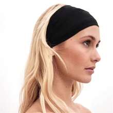 13件装运动纯棉裸感亲肤瑜伽发带、跑步头带、弹性吸汗发带 - 彩色 - 查看 3