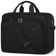 NEWHEY 15.6"/17.3" Laptop Bag For Men, Large Capacity 3-In-1 Business Briefcase Fits A4 Papers, Shock-Resistant, Suitable For Business, Travel, Work, School, Spring - Multicolor - View 13