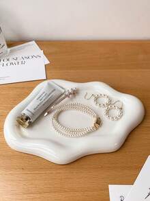 云朵造型树脂托盘，北欧风首饰收纳托盘，首饰展示托盘，女士礼物，卧室家居装饰 - 彩色 - 查看 7