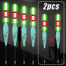 2 件套夜钓浮漂，高浮力电子 LED 浮漂，钓鱼配件 8g/11g/13g/15g