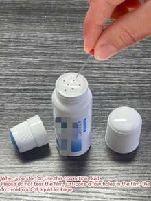 1pc Thermal Paper Correction Fluid, Delivery Note Privacy Correction Fluid, Effectively Protects Personal Privacy, Cleaning Tool, Multi-Functional Express Waybill Privacy Stamp Opener, Mainly Used To Remove Information On Thermal Paper (May Not Work Well On Other Types Of Paper), Varied Styles