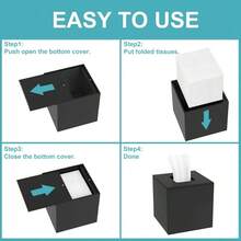 Tissue Box & Rack - Dimensions Of the White Item: 25*13*9cm - View 9