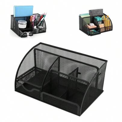 Organizador De Escritorio De Malla, Organizador De Escritori