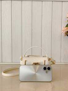 Minimalist High-Quality Mini Shoulder Bag, Fashionable Personalized INS Minimalist Crossbody Bag, Chic Handbag - Multicolor - View 4