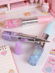 2支装唇线笔 – 中性色调，网络红人风情唇线笔，可爱学生唇线笔，学生专属的风情唇线笔，课堂奖励和奖品，派对礼品，课堂笔记，返校必备品，非常适合儿童节、教师节和其他庆祝活动。 - 黑色 - 查看 7