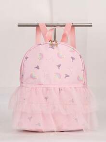 New Dance Bag For Girls; Ballet Dance Bag; Fashionable Training Backpack; Dance Schoolbag; Dancing Backpack - Pink - View 6