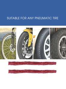 汽车轮胎修理工具套装，包含轮胎修理工具包、铆钉工具套装、轮胎塞，适用于自行车、汽车、卡车和摩托车的实用手动工具。 - A - 查看 6