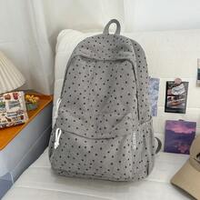 Ba lô nữ sinh họa tiết chấm bi hình ngôi sao phiên bản Hàn Quốc, ba lô nhỏ xinh dành cho nữ sinh đại học. - Nhiều màu - Xem 18