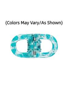 1个女士亚克力豹纹磁性防滑发夹，强力夹持不伤发，休闲百搭造型工具，适合日常使用 - 彩色 - 查看 8