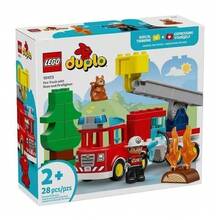 LEGO 乐高得宝系列 10473 消防车益智积木玩具，适合男孩女孩作为礼物 - 10473 - 查看 1