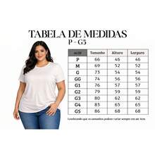 Kit 3 Camisetas Plus Size Feminina P ao G5 Estampadas Academia Camisa Blusa 100% Algodão Treino Dorama - Vermelho - Visão 3