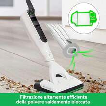 2/5/8/12 Confezioni di sacchetti per aspirapolvere compatibili con Vorwerks Kobold VK7S VK7 FP7S FP7, sacchetti per polvere per aspirapolvere, filtri motore, sacchetti filtro di ricambio per Kobold VK7, accessori per aspirapolvere e parti di ricambio - Multicolore - Visualizzare 5