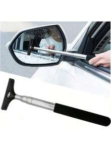 Car Rearview Mirror Wiper Telescopic Multi-Function Wiper Telescopic Car Window Cleaning Brush Glass Cleaning Brush Wiper - Chổi lau chùi - Xem 3