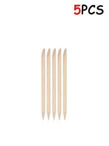 200/100/50/5支装多功能卸甲棒，适用于美甲和美容。短款，橙木材质。双头设计，多功能。适用于卸甲、按压美甲图案和去除死皮。 - 香檳色 - 查看 8