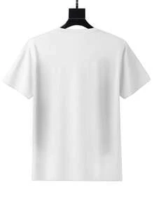 180GSM Pure Cotton Printed T Shirt With Crawfish Yee Claw Seafood Festival Crawfish Lovers Graphic Soft And Breathable Material Durable And Dirt Resistant Easy To Clean Fabric Using Knitting Technology Comfortable To Wear Ideal For Foodies Offers A Festive Style - 白色 - 查看 5