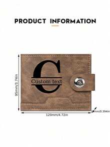 1 محفظة رجالية مخصصة، هدية للأب والأب في عيد الأب، مع صورة وإسم مخصص، هدية للرجال، هدية عيد ميلاد للأب، هدايا مخصصة، لوازم مدرسية، عودة إلى المدرسة، للمكتب، للمدرسة، للفصل الدراسي، لهدايا المعلم، للجامعة، للزملاء، لغرف السكن الجامعي، للمعلم، للأولاد والبنات - متعدد الألوان - مشاهدة 6