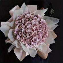 38 Sheets Floral Wrapping Paper, Korean Milk Extract Tissue In Soft Pink & White | Versatile Gift Packaging For Bouquets, DIY Flower Arrangements For Any Event - 白色 38 件 - 查看 4