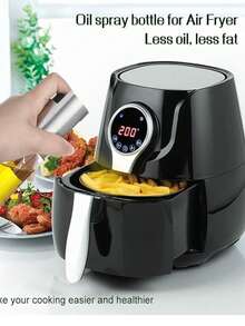 1pc Stainless Steel Cooking Oil Sprayer With Calibrated Markings, Suitable For Salads And Grilling - Silver - View 8